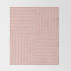 Lines III (Pink) Throw Blanket Gallery Image 2