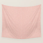 Lines III (Pink) Wall Tapestry Gallery Image 4