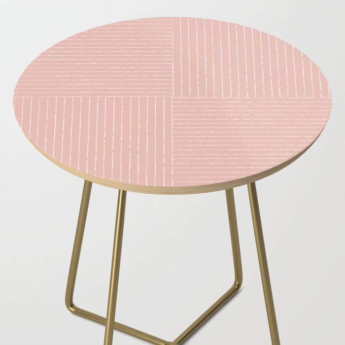 Lines III (Pink) Side Table Gallery Image 2