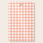 Red geometric plaid gingham pattern Cutting Board Gallery Image 1