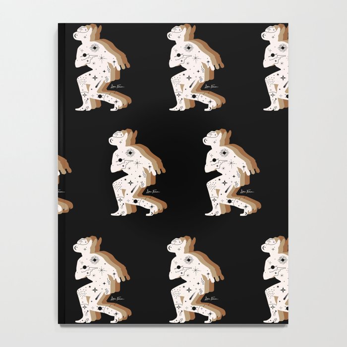Space Cowboy - Black, white & camel Notebook Gallery Image 4