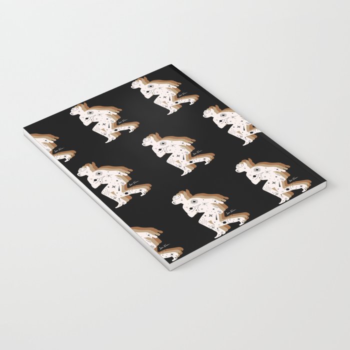 Space Cowboy - Black, white & camel Notebook Gallery Image 3