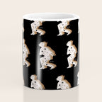 Space Cowboy - Black, white & camel Coffee Mug Gallery Image 4