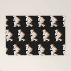 Space Cowboy - Black, white & camel Welcome Mat Gallery Image 1