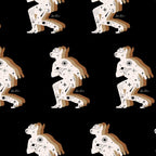 Space Cowboy - Black, white & camel Coffee Mug Gallery Image 2