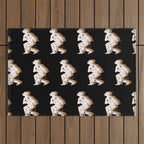 Space Cowboy - Black, white & camel Outdoor Rug Gallery Image 1