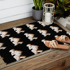 Space Cowboy - Black, white & camel Outdoor Rug Gallery Image 2