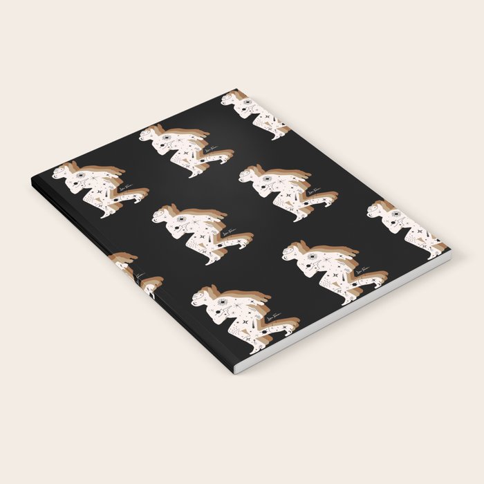 Space Cowboy - Black, white & camel Notebook Gallery Image 1