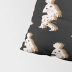 Space Cowboy - Black, white & camel Pillow Sham Gallery Image 4