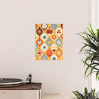 Festive Old-fashioned Christmas Tree Baubles Poster Gallery Image 2
