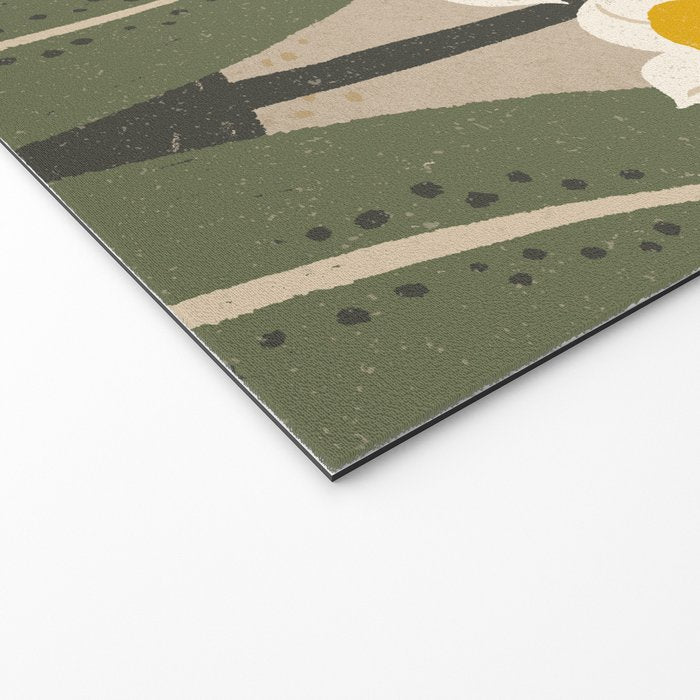 Moonlight Frog and Flowers Welcome Mat Gallery Image 2