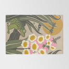 Moonlight Frog and Flowers Rug Gallery Image 2