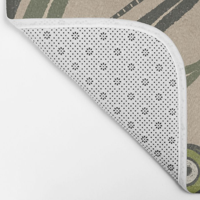 Moonlight Frog and Flowers Bath Mat Gallery Image 2