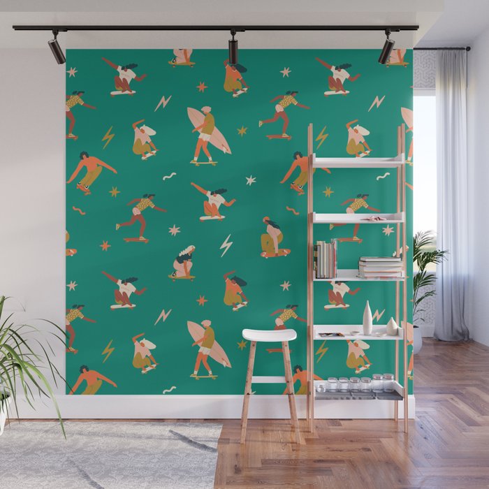 Skatepark Wall Mural Gallery Image 1