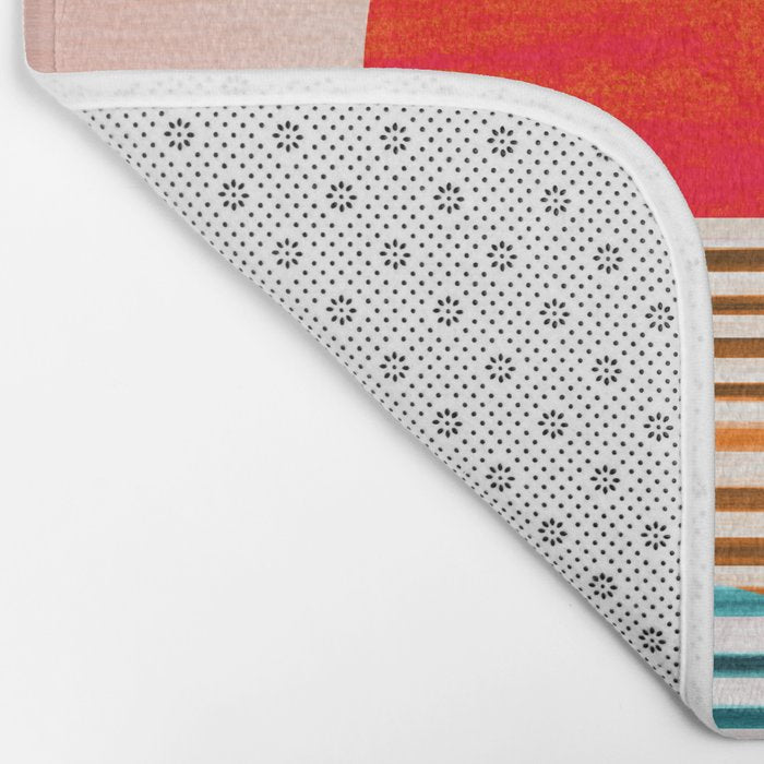 Minimalist Sunset III / Abstract Landscape Bath Mat Gallery Image 2