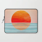 Minimalist Sunset III / Abstract Landscape Laptop Sleeve Gallery Image 1