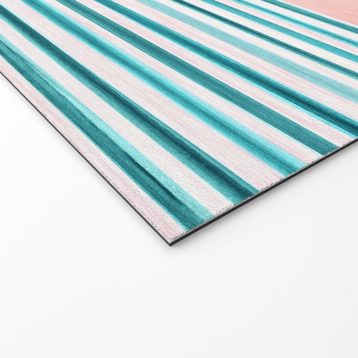 Minimalist Sunset III / Abstract Landscape Welcome Mat Gallery Image 2