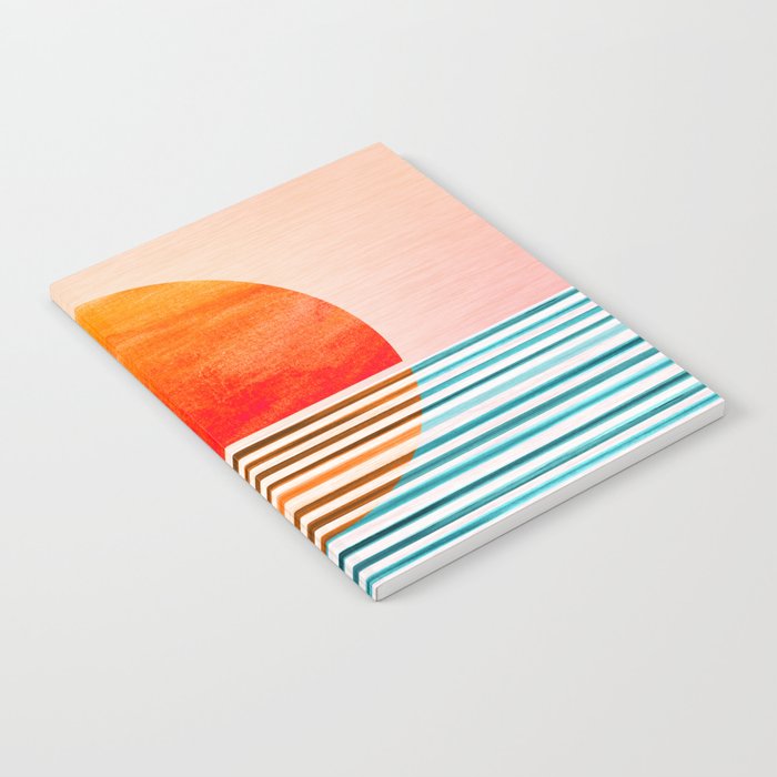 Minimalist Sunset III / Abstract Landscape Notebook Gallery Image 1