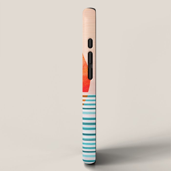 Minimalist Sunset III / Abstract Landscape iPhone Case Gallery Image 2