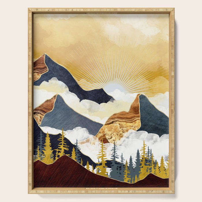 Misty Peaks Serving Tray Gallery Image 1