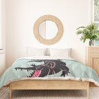 Crocodile - Mint Duvet Cover Gallery Image 3