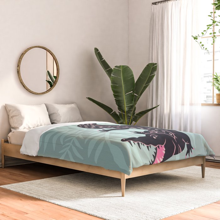 Crocodile - Mint Comforter Gallery Image 2
