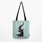 Crocodile - Mint Tote Bag Gallery Image 2