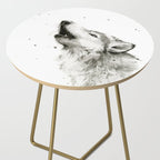 Wolf Howling Side Table Gallery Image 2