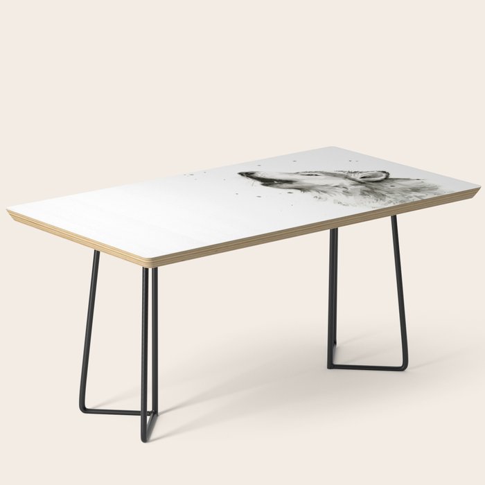 Wolf Howling Coffee Table Gallery Image 1