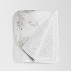 Wolf Howling Throw Blanket Gallery Image 3