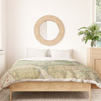 Vintage Map of The Texas Oil and Gas Fields (1920) Duvet Cover Gallery Image 3