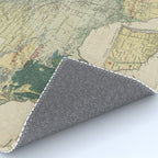 Vintage Map of The Texas Oil and Gas Fields (1920) Rug Gallery Image 4