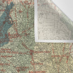 Vintage Map of The Texas Oil and Gas Fields (1920) Wall Tapestry Gallery Image 3