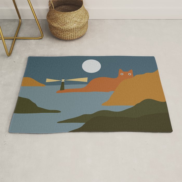 Cat Landscape 20 Rug Gallery Image 1
