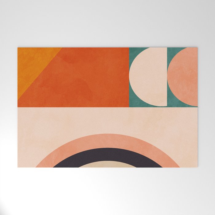 retro minimal geometric 1 Welcome Mat Gallery Image 1