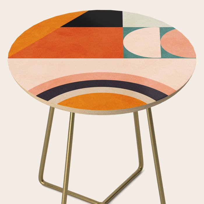 retro minimal geometric 1 Side Table Gallery Image 2