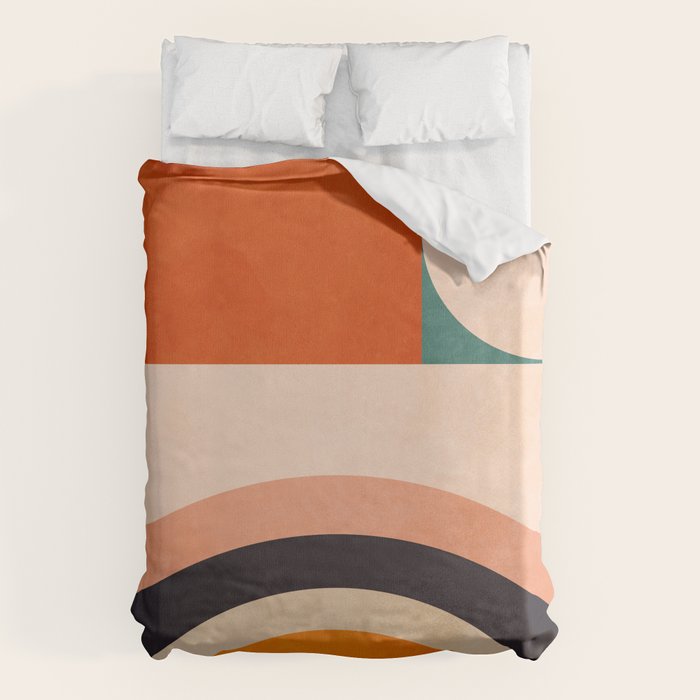 retro minimal geometric 1 Duvet Cover Gallery Image 6
