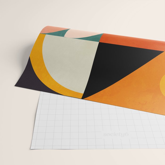 retro minimal geometric 1 Wrapping Paper Gallery Image 2