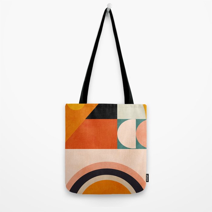 retro minimal geometric 1 Tote Bag Gallery Image 2