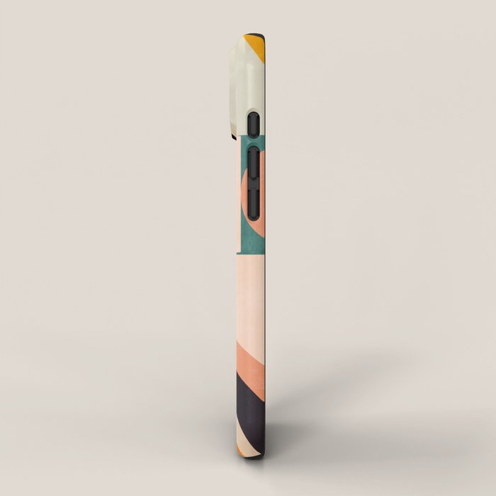 retro minimal geometric 1 iPhone Case Gallery Image 2