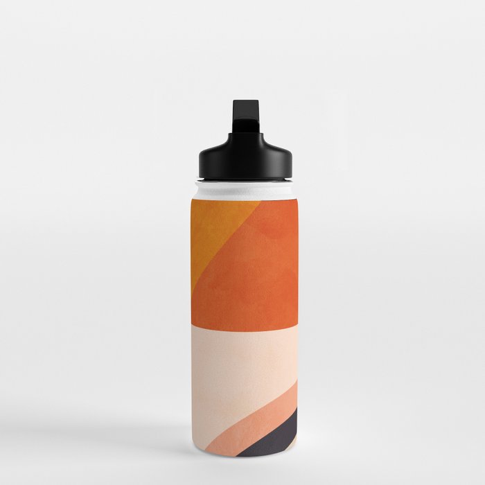 retro minimal geometric 1 Water Bottle Gallery Image 3