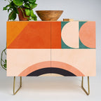 retro minimal geometric 1 Credenza Gallery Image 1