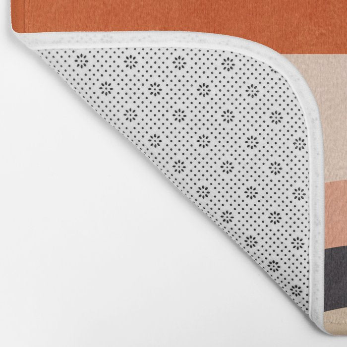 retro minimal geometric 1 Bath Mat Gallery Image 2