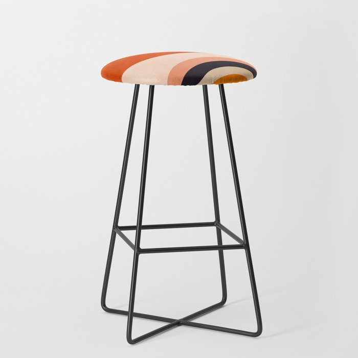 retro minimal geometric 1 Stool Gallery Image 1