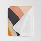 retro minimal geometric 1 Throw Blanket Gallery Image 3