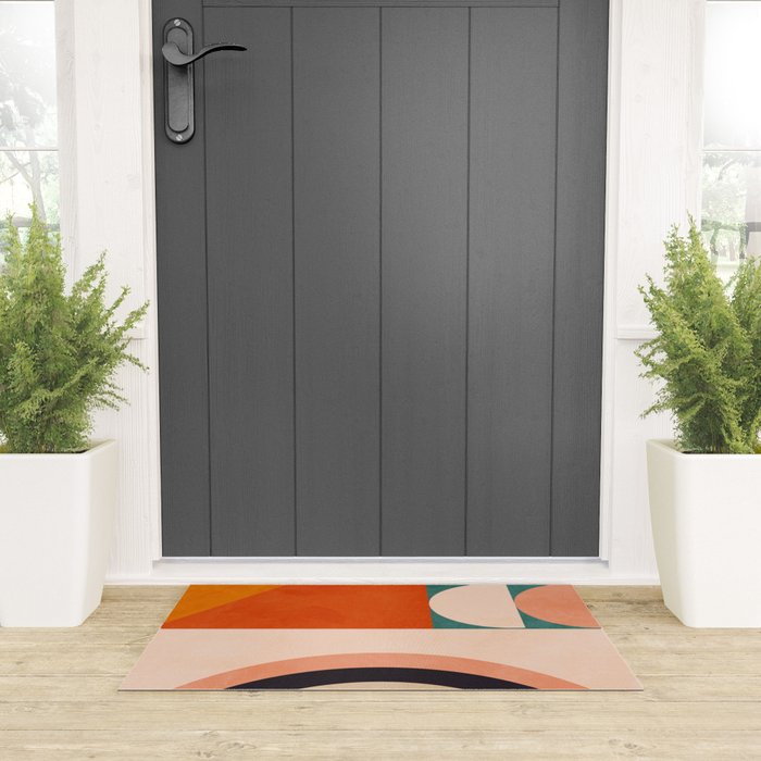 retro minimal geometric 1 Welcome Mat Gallery Image 3