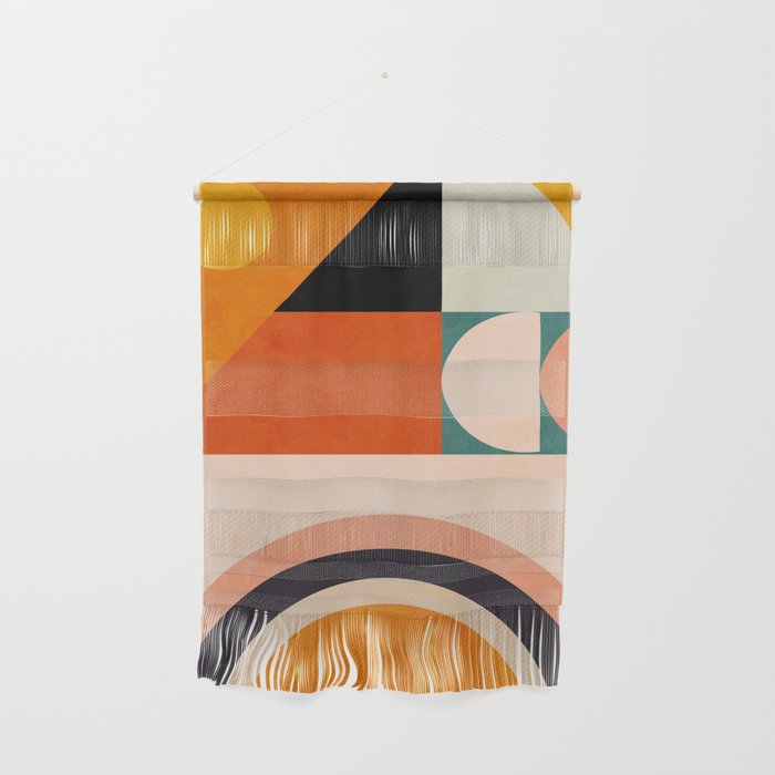 retro minimal geometric 1 Wall Hanging Gallery Image 1