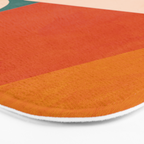 retro minimal geometric 1 Bath Mat Gallery Image 3