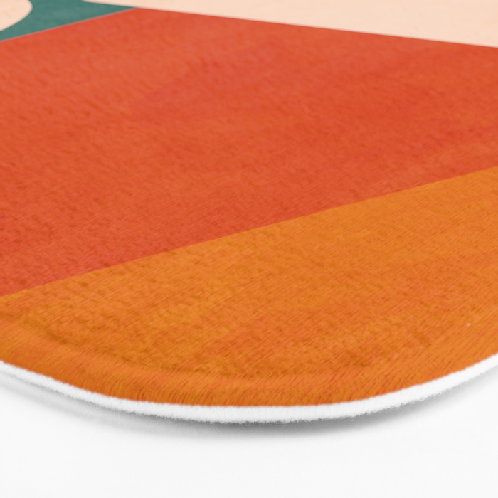 retro minimal geometric 1 Bath Mat Gallery Image 3