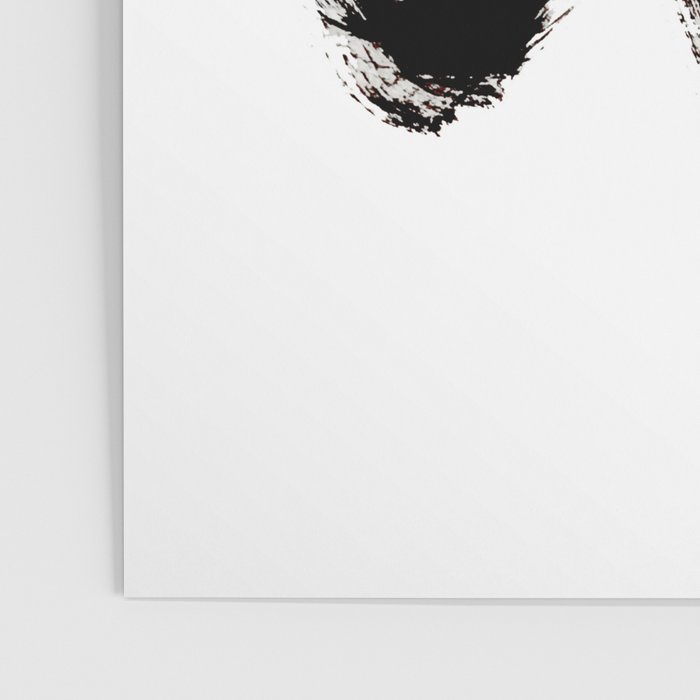 Brushstroke 2 - simple black and white Poster Gallery Image 3